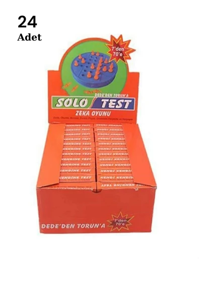 24 Adet Solo Test Zeka Oyunu Nostalji - Royaleks ürün görseli 1