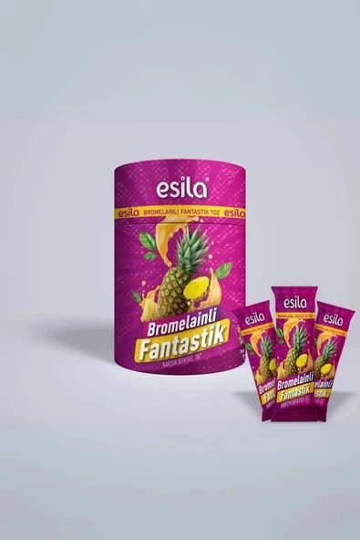 Fantastik 30’lu Stick Bromelainli Bitkisel Toz Çay ürün görseli 1