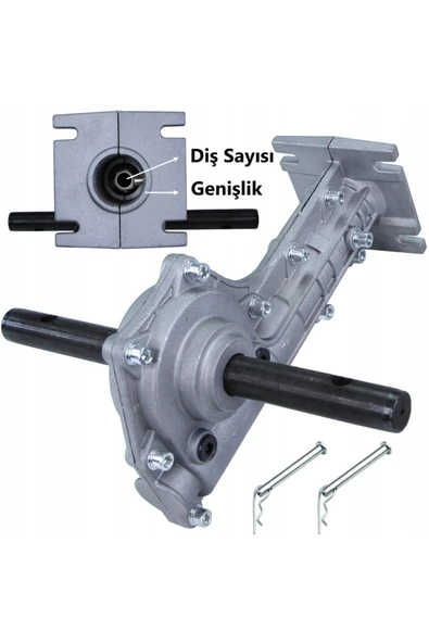 Tırpan Çapa Aparatı Gövdesi 28 MM 9 Diş - Ot Çalı Tırpanı Şanzıman Bağlantısı ürün görseli 1