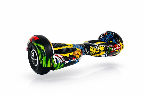 RYDER STAR  Hoverboard Elektrikli Kaykay Scooter Bluetooth Hoparlörlü 6.5 inch RS-S5 Apato Grafiti ürün görseli 1