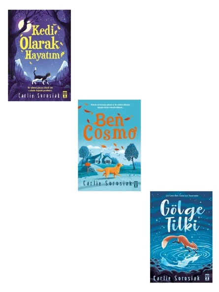 Carlie Sorosiak Seti 3 Kitap (Kedi Olarak Hayatım + Ben Cosmo + Gölge Tilki) ürün görseli 1