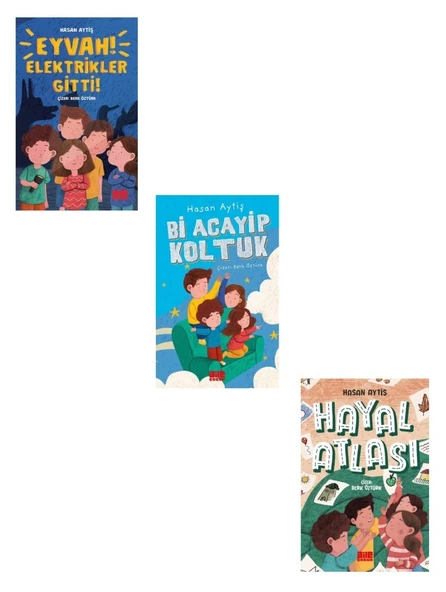 Eyvah Elektrikler Gitti + Hayal Atlası + Bi Acayip Koltuk (3 Kitap) ürün görseli 1