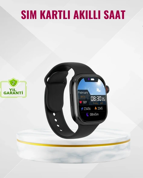 Uyku Takipli GPS’li SIM Kart Destekli Akıllı Saat ürün görseli 1