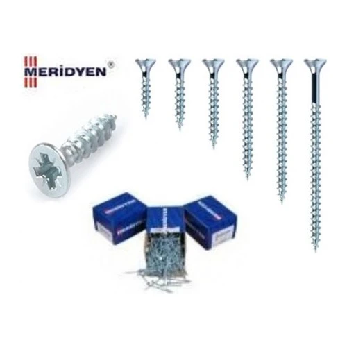 Meridyen Sunta Vidası 6 x 120 1 Kutu - 50 Adet ürün görseli 1