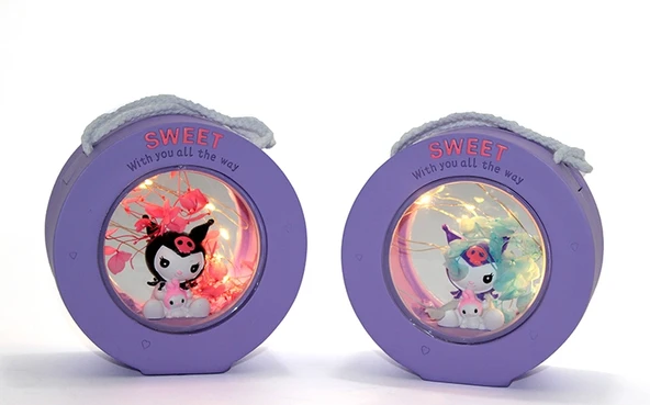 Polyester Kuromi Masa Üstü Lamba Model 2 ürün görseli 1