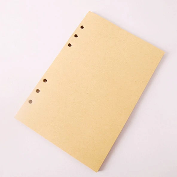 Deri Yaprak Desenli Çizgisiz Defter - Resim 2