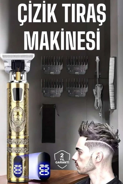 Çizik Tıraş Makinesi Şarjlı Paslanmaz Çelik Bıçaklı Uzun Ömürlü ürün görseli 1
