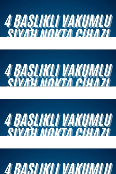 4 Başlıklı Vakumlu Siyah Nokta Ve Yüz Temizleme Cihazı ürün görseli 1