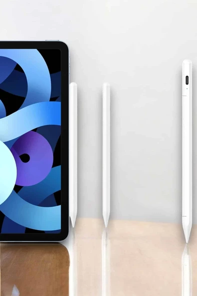 Tablet Kalemi iOS Android Windows Uyumlu Yedek Uçlu Universal Çizim Kalemi - Resim 5