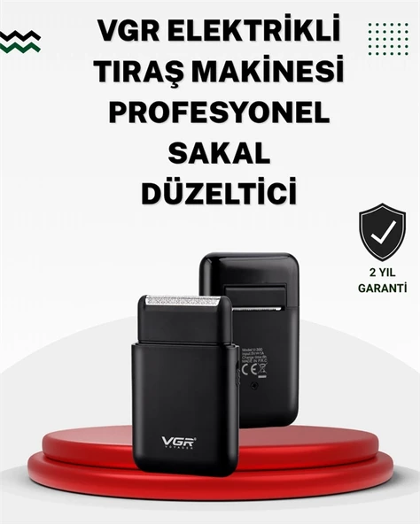 Pistonlu ve Örgülü Ağ Başlıklı Kart Tipi Traş Makinesi – Hafif, Güvenli, USB Şarjlı ürün görseli 1