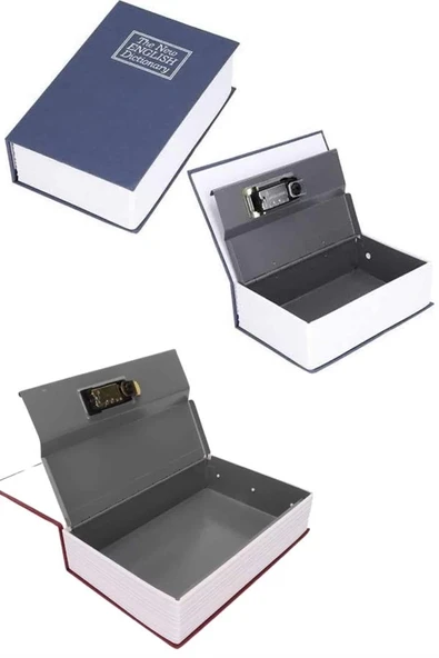 Kilitli Gizli Kasa Sözlük Kumbara Kitap Sözlük Görünümlü 18cm ürün görseli 1