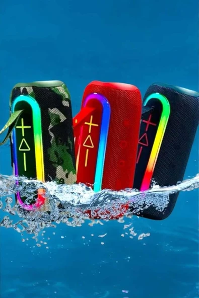 Kablosuz Bluetooth Hoparlör Uzun Pil Ömrü Taşınabilir - Resim 3