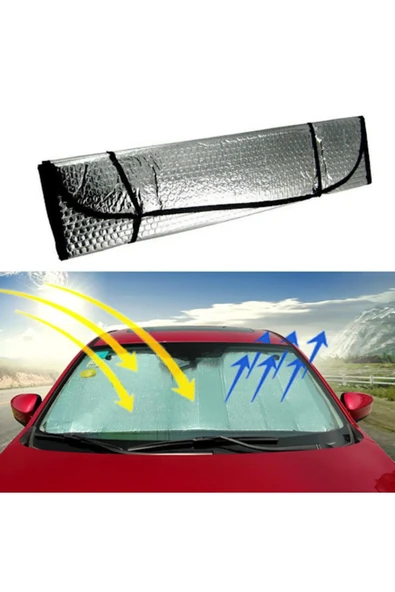 Katlanabilir Ön Cam Güneşlik Araç İçi Isı Yalıtımı Skoda Superb Peugeot 3008 Renault Megane Opel Astra ürün görseli 1