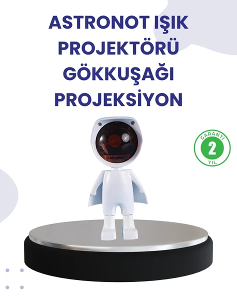 Dekoratif Gün Batımı Işığı – Astronot Figürlü ürün görseli 1