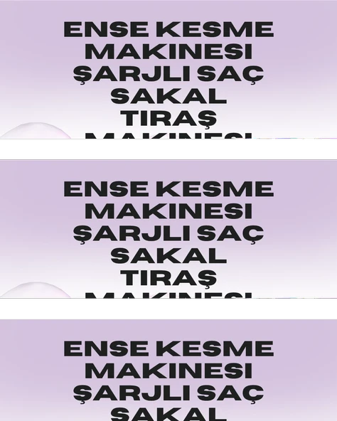 Sessiz Motorlu, Kablosuz Kullanımlı Şarjlı Saç ve Sakal Kesme Makinesi – Taraklı Set ürün görseli 1