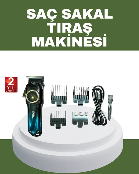 Güçlü Motorlu Paslanmaz Çelik Bıçaklı Saç Kesim Makinesi ürün görseli 1