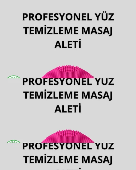 Şarjlı Su Geçirmez Yüz Temizleme ve Masaj Aleti – 3 Fonksiyonlu ürün görseli 1