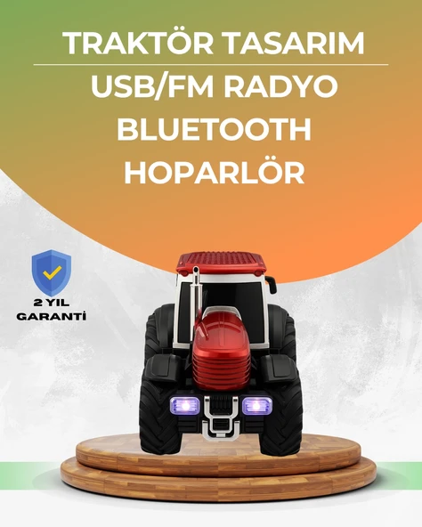 Taşınabilir Nostaljik Araç Tasarımlı Bluetooth Hoparlör ürün görseli 1