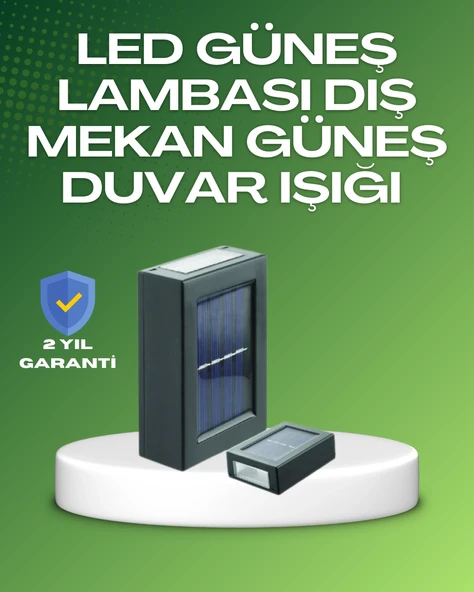 Dış Mekan Güneş Paneli ile Aydınlatma Lambası ürün görseli 1