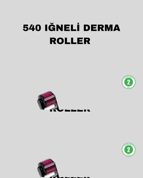 Derma Roller Titanyum İğneli Cilt Yenileyici – Akne ve Kırışıklık Karşıtı ürün görseli 1