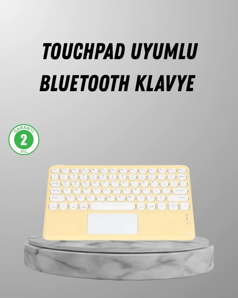 Bluetooth Klavye – Kablosuz, Sessiz Tuşlu, Android iOS Windows Uyumlu, Kompakt Taşınabilir Tasarım ürün görseli 1