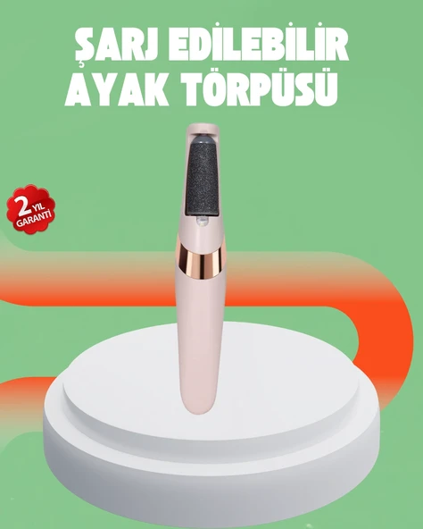 Elektrikli Ayak Törpüsü USB Şarjlı Nasır ve Kallus Giderici ürün görseli 1
