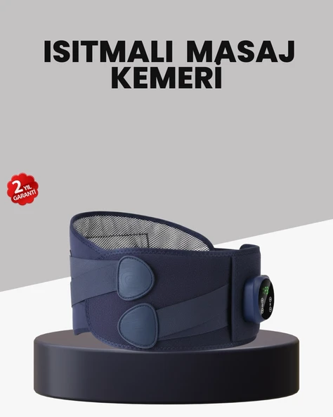 Titreşimli Masajlı Bel Kemeri Isıtmalı Destekli ürün görseli 1