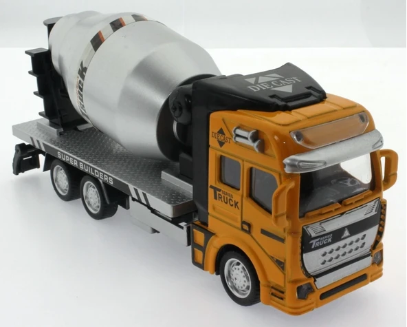 Die Cast Çek Bırak Sarı Mikser - Resim 5