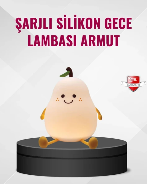 Armut Gece Lambası USB Şarjlı Ayarlanabilir LED Işık ürün görseli 1