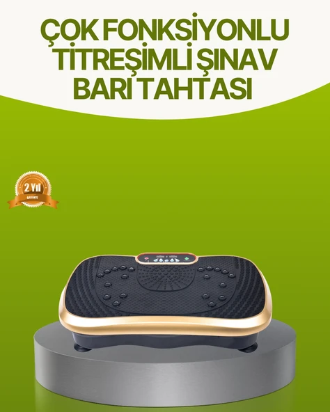 Titreşimli Egzersiz Platformu Evde Fitness ve Kas Güçlendirme ürün görseli 1