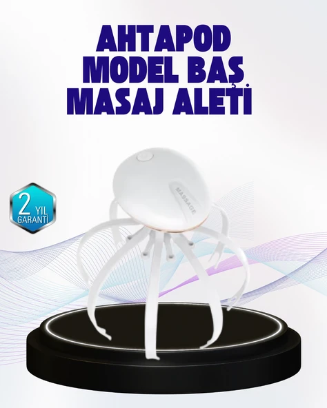 Taşınabilir Elektrikli Kafa Masaj Cihazı Sessiz Motor ve Ergonomik Tasarım ürün görseli 1