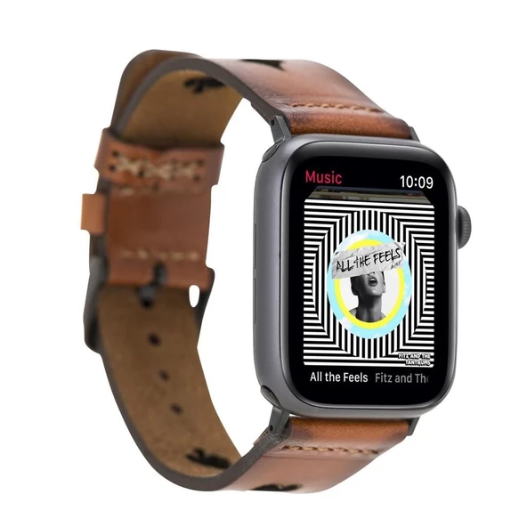 Apple Watch Uyumlu Deri Kordon 42-44-45mm Avesta RST2EF ürün görseli 1