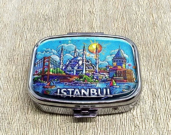 İstanbul Temalı İlaç Kutusu - Model 9 ürün görseli 1