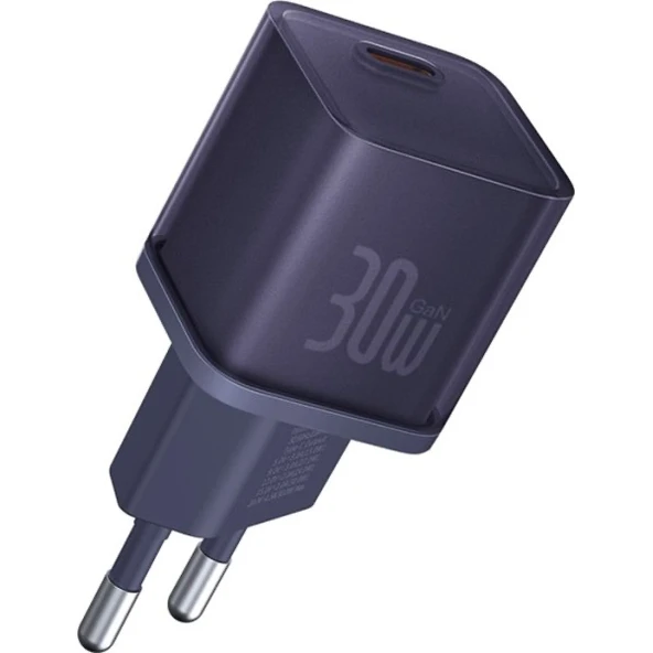 Baseus GaN5 Series 30W PD Ultra Hızlı Type-C Şarj Aleti Mini Adaptör ürün görseli 1