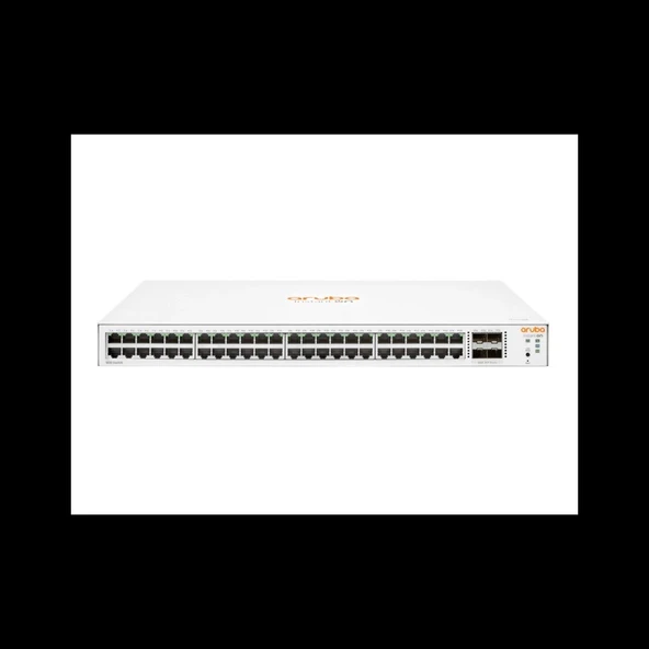 HP Aruba Instant On, JL814A, 1830-48G, 48Port, GigaBit, 4 Port Gigabit SFP, Yönetilebilir, Rack Mount Switch ürün görseli 1