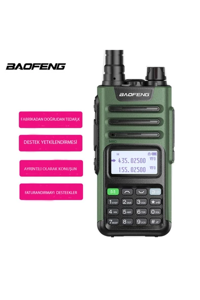 Baofeng Telsiz Uv13 Pro Yüksek Güçlü Uzun Menzil Dış Mekan Kamuflaj Yeşil El Telsizi ürün görseli 1