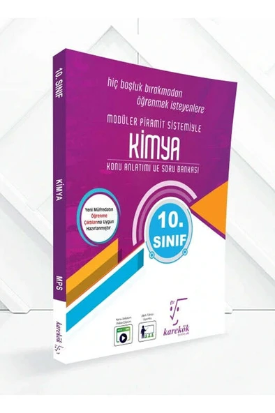 10. Sınıf Kimya MPS Konu Anlatımı ve Soru Bankası Karekök Yayınları ürün görseli 1