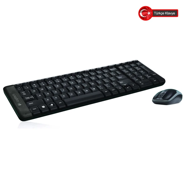 Logitech MK220 (920-003163) Kablosuz Türkçe Q Klavye/Mouse Set - Resim 2