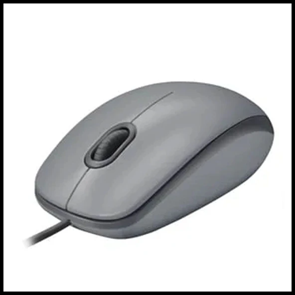LOGITECH 910-006760, M110 Gri, USB Kablolu, 1000dpi, Optik, 3 Tuşlu, Sessiz Mouse ürün görseli 1