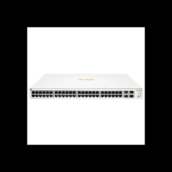 HP Aruba Instant On, JL686B, 1930-48G, 48Port, GigaBit, PoE 370W, 4 Port Gigabit SFP, Yönetilebilir, Rack Mount Switch ürün görseli 1