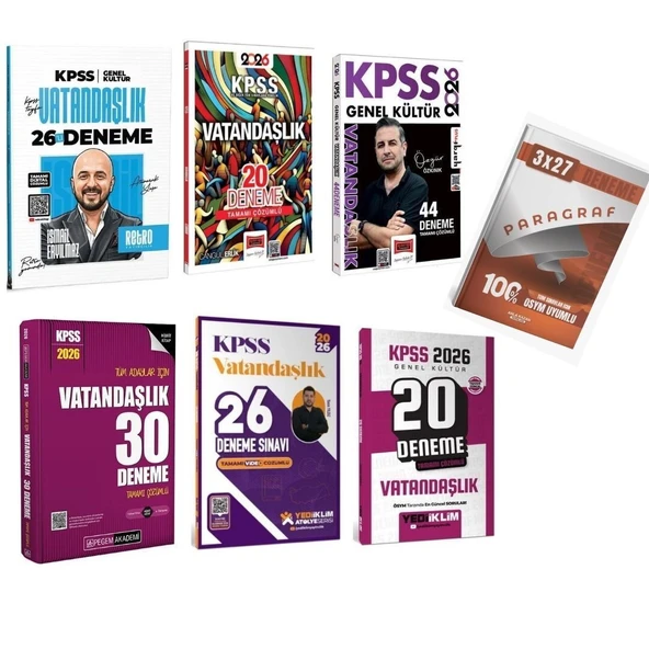 2026 KPSS Vatandaşlık Süper Kazandıran Karma Deneme Seti ürün görseli 1