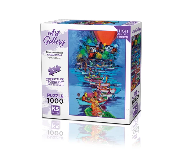 KS Puzzle 1000 Parça Art Gallery Fishermen Series I ürün görseli 1