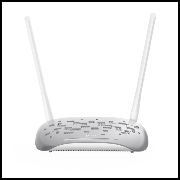 TP-LINK TD-W9950, 4 Port, 2.4Ghz Wifi, 300Mbps, 2xAnten, VDSL2, ADSL2 MODEM ürün görseli 1