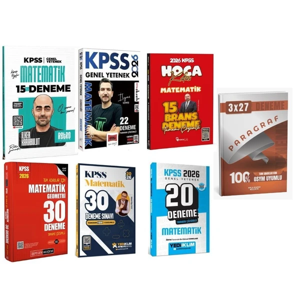 2026 KPSS Matematik Süper Kazandıran Karma Deneme Seti ürün görseli 1
