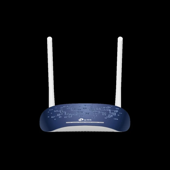TP-LINK TD-W9960, 4 Port, 2.4Ghz Wifi, 300Mbps, 2xAnten, VDSL2, ADSL2+ MODEM ürün görseli 1