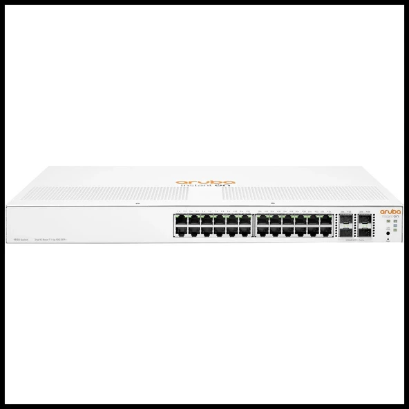 HP Aruba Instant On, JL682A, 1930-24G, 24Port, GigaBit, 4 Port Gigabit SFP, Yönetilebilir, Rack Mount Switch ürün görseli 1