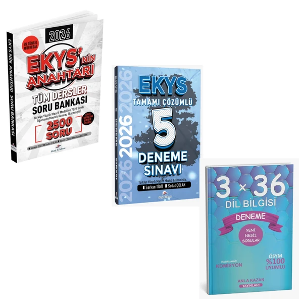 Dizgi Kitap 2026 MEB EKYS Müdür ve Müdür Yardımcılığı Tüm Dersler Soru Bankası 2500 Soru ve MEB EKYS 5 Deneme Seti ürün görseli 1