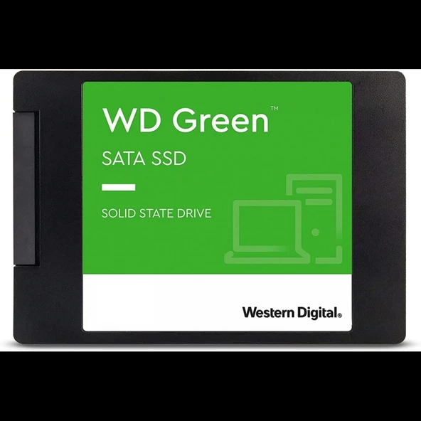 WD Green, WDS480G3G0A, 480GB, 545/465, 3D NAND, 2,5" SATA, SSD ürün görseli 1