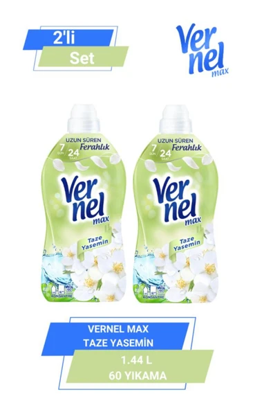 Vernel Max Taze Yasemin 1.44l 60 Yıkama 2'li Set ürün görseli 1