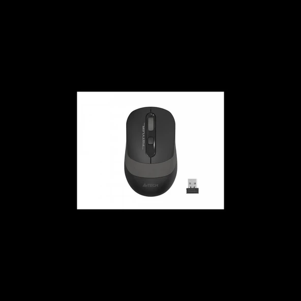 A4 TECH FG10S, Grey, SILENT, FSTYLER, 2,4Ghz Kablosuz, Optik Mouse, 10-15Metre, 4 Buton, Nano Alıcı ürün görseli 1